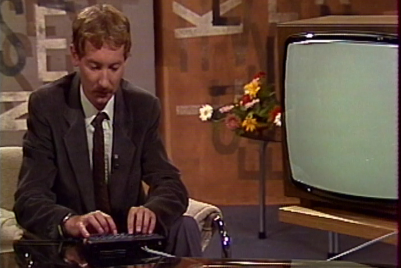 Ing. David Gruber pracuje na ZX Spectru